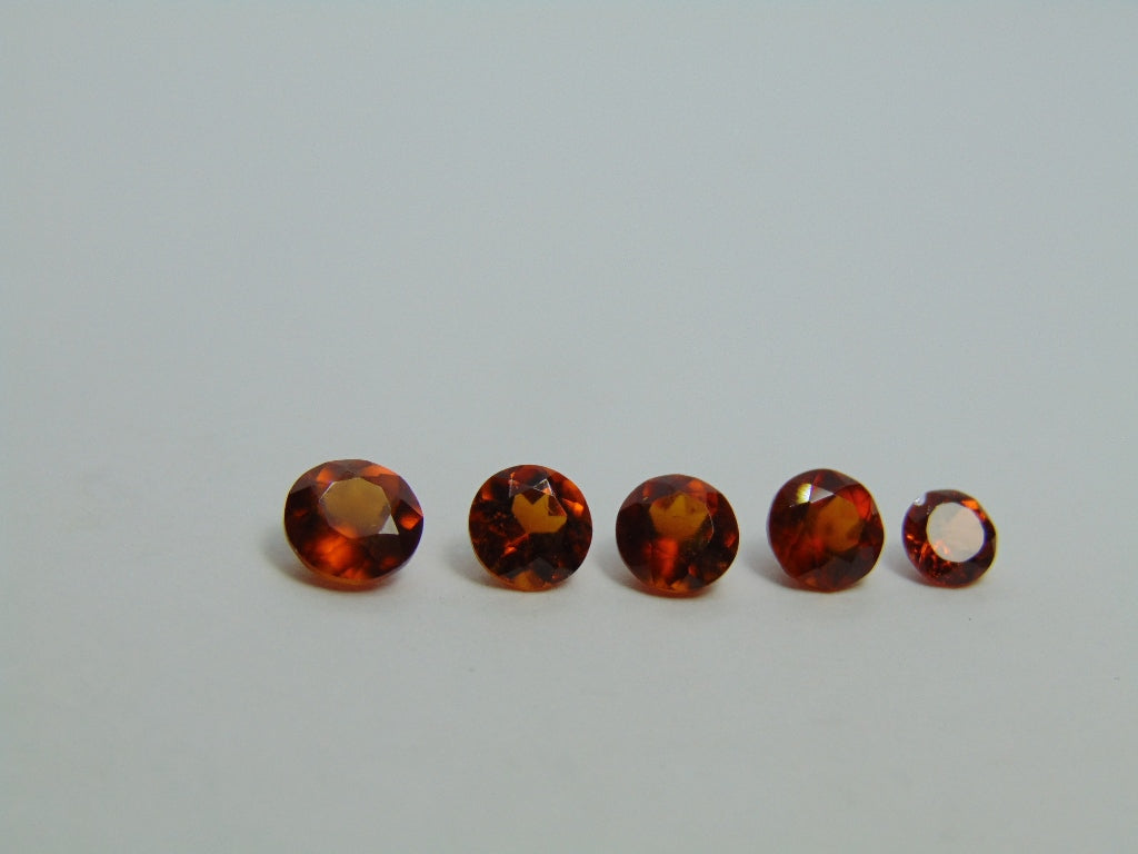 4.65ct Spessartite 6mm 5mm