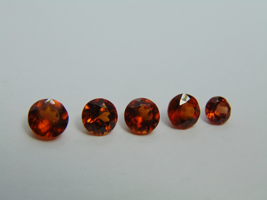 4.65ct Spessartite 6mm 5mm