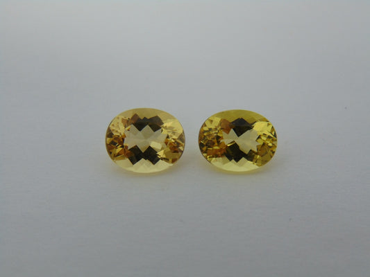 4,30ct Berilo Par 10x8mm