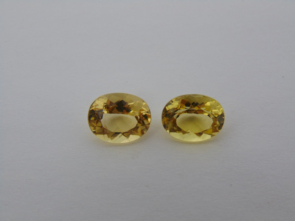 4,30ct Berilo Par 10x8mm