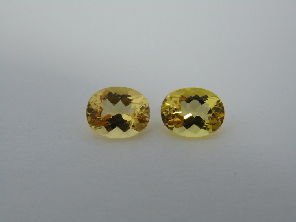 4,30ct Berilo Par 10x8mm