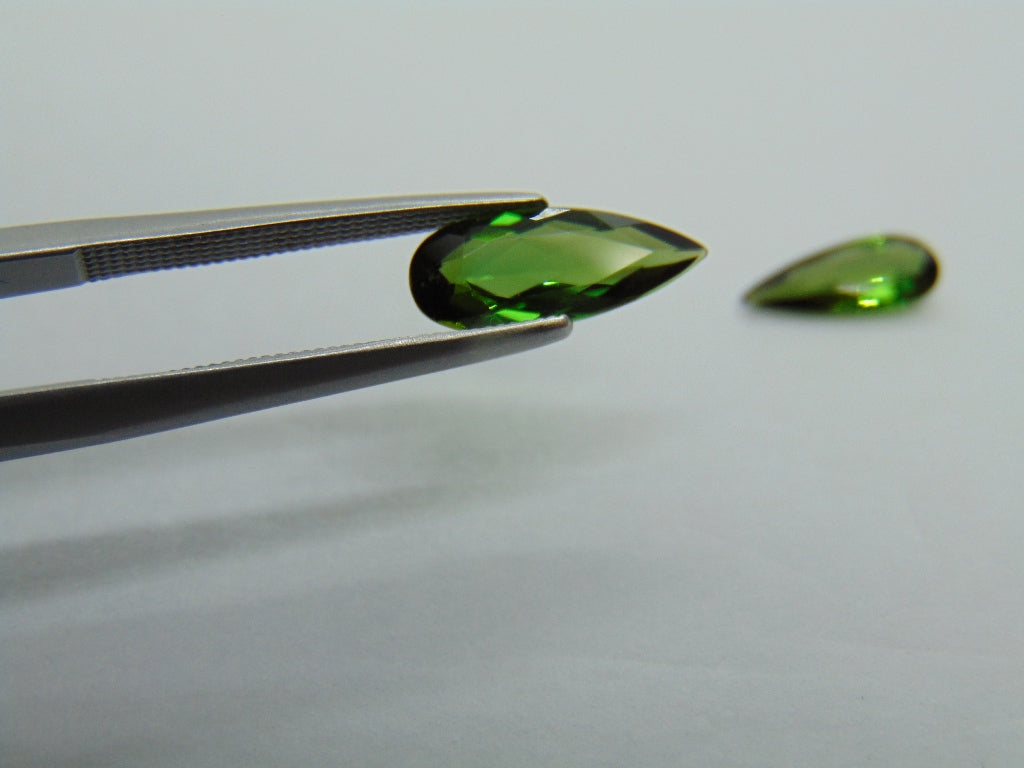 1.64ct Tourmaline 12x5mm 10x4mm