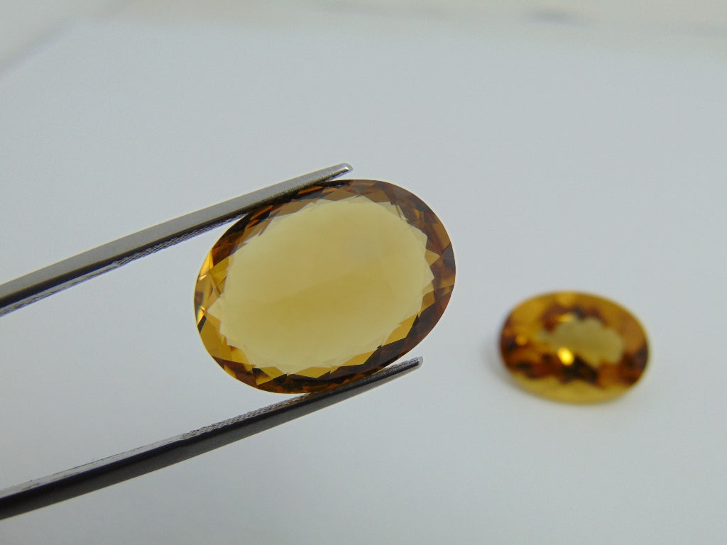 36cts Citrine (Pair)