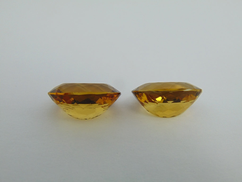 36cts Citrine (Pair)