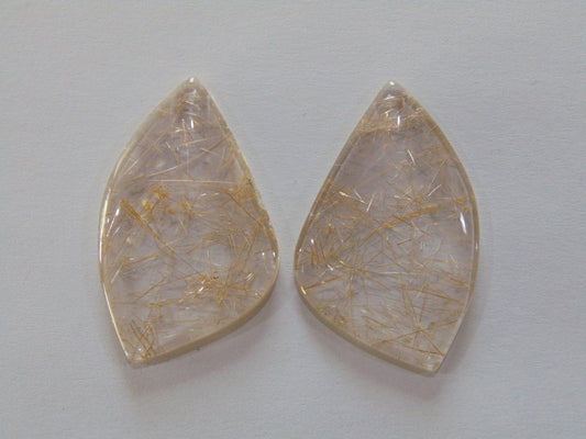 Inclusão de Quartzo 82,90ct (Par)