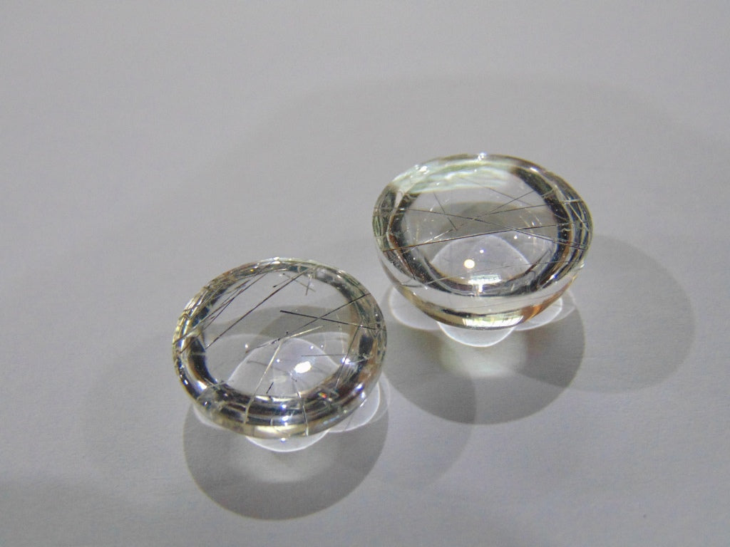 Inclusão de quartzo 34,80 ct 16 mm 17 mm