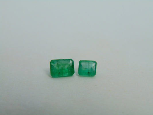 1.11ct Emerald 6x4mm 5x4mm