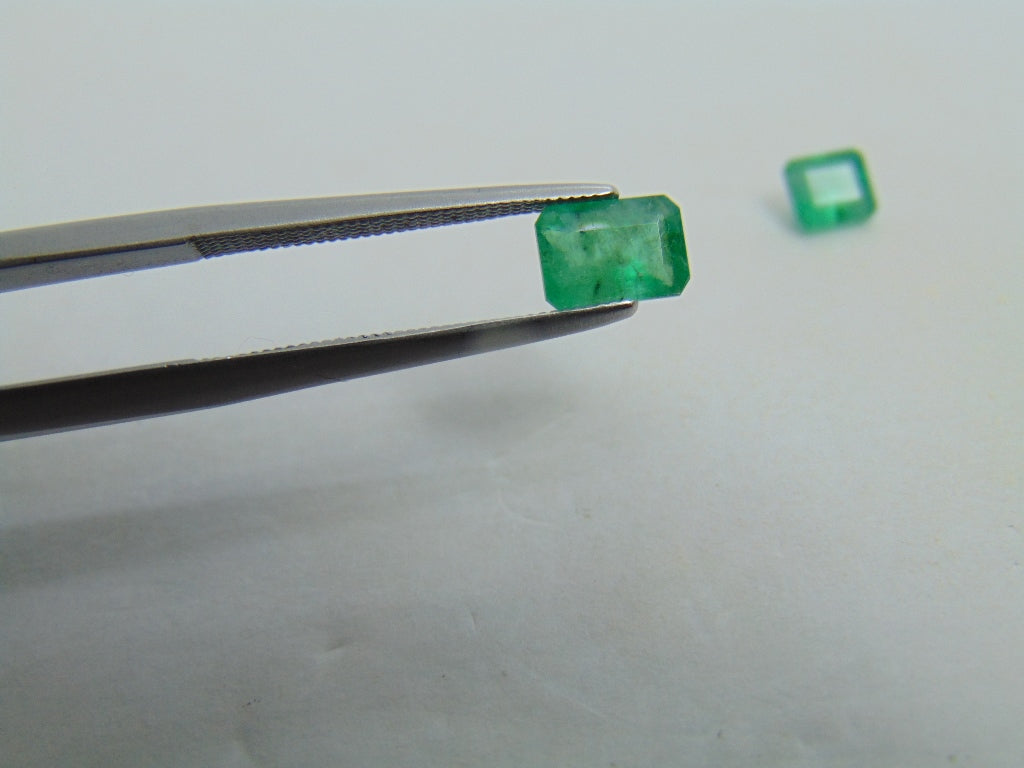 1.11ct Emerald 6x4mm 5x4mm