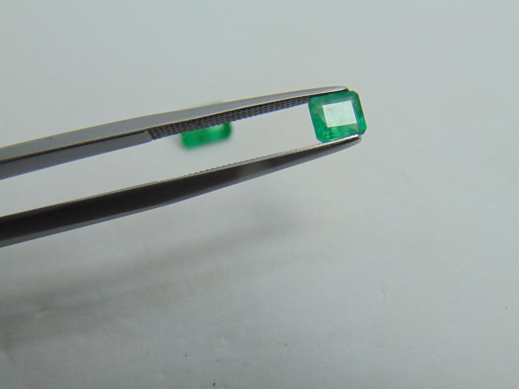 1.11ct Emerald 6x4mm 5x4mm