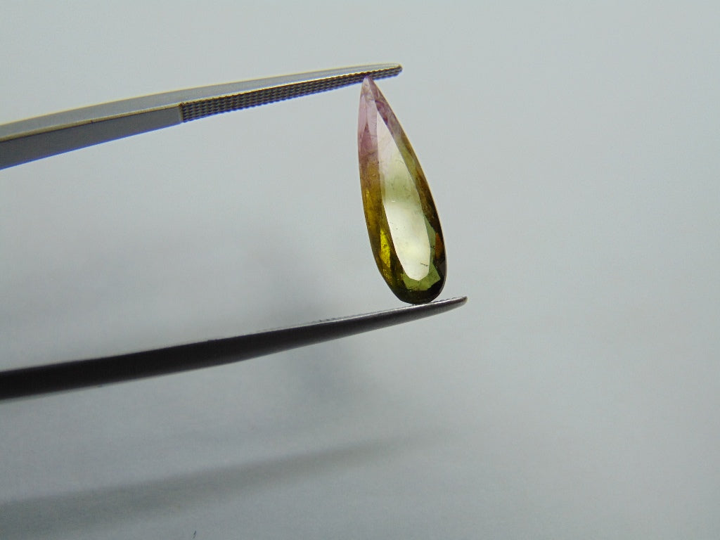 Turmalina Bicolor 2,55ct 19x6mm