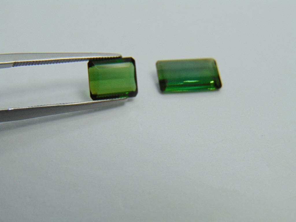 3.50ct Tourmaline 8x7mm 11x6mm