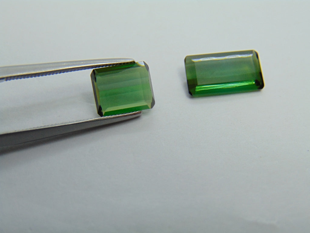 3.50ct Tourmaline 8x7mm 11x6mm