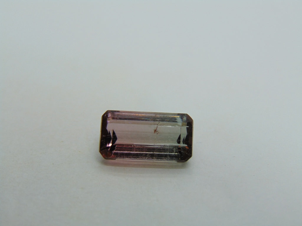 Turmalina Bicolor 4,75ct 13x7mm