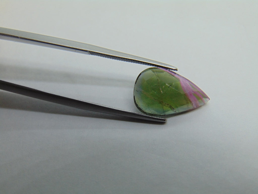 3.75ct Tourmaline Bicolor 16x10mm