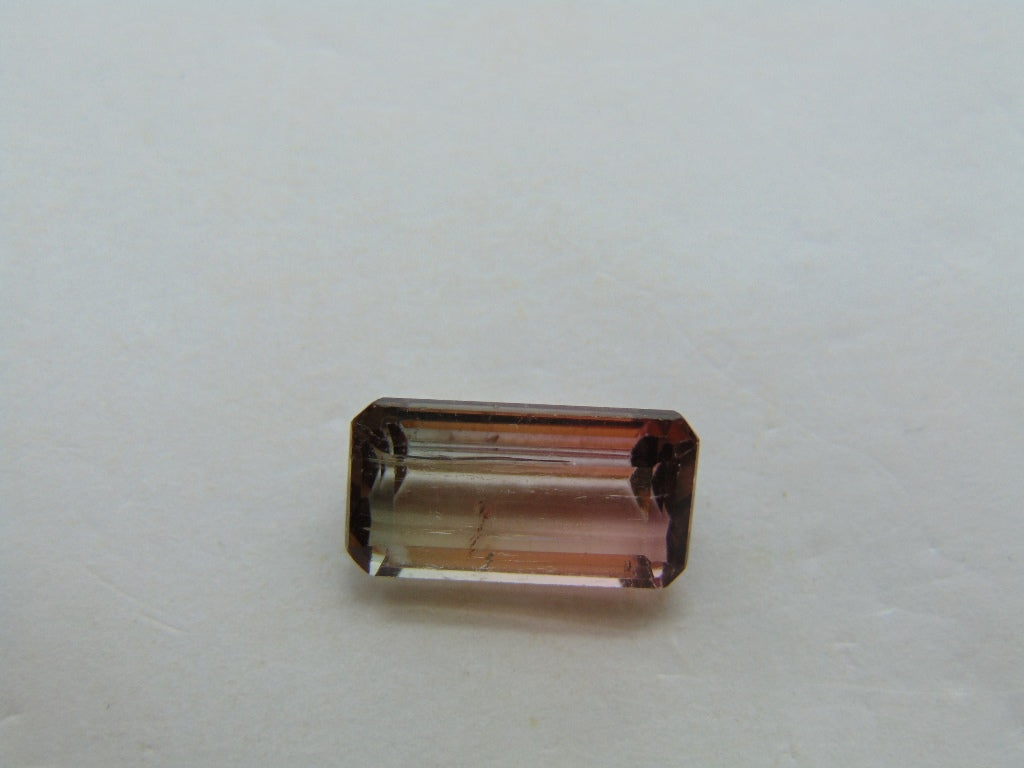 4.75ct Tourmaline Bicolor 13x7mm