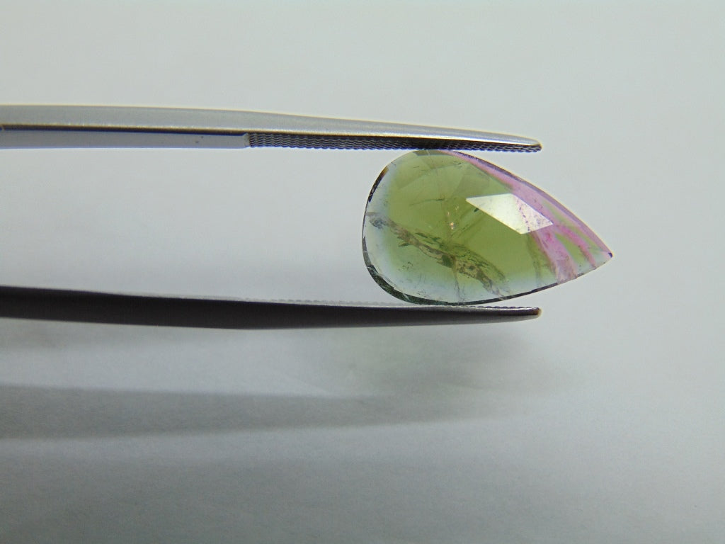 3.75ct Tourmaline Bicolor 16x10mm