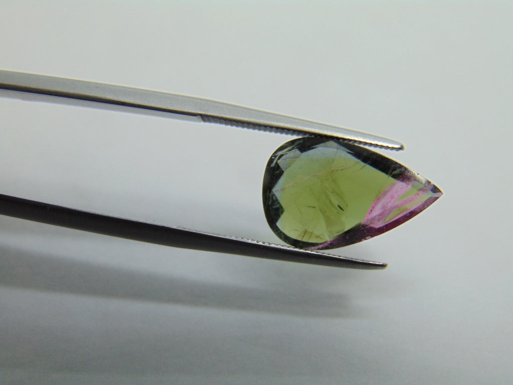 3.75ct Tourmaline Bicolor 16x10mm