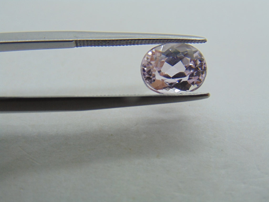 3.05ct Kunzite 9x7mm