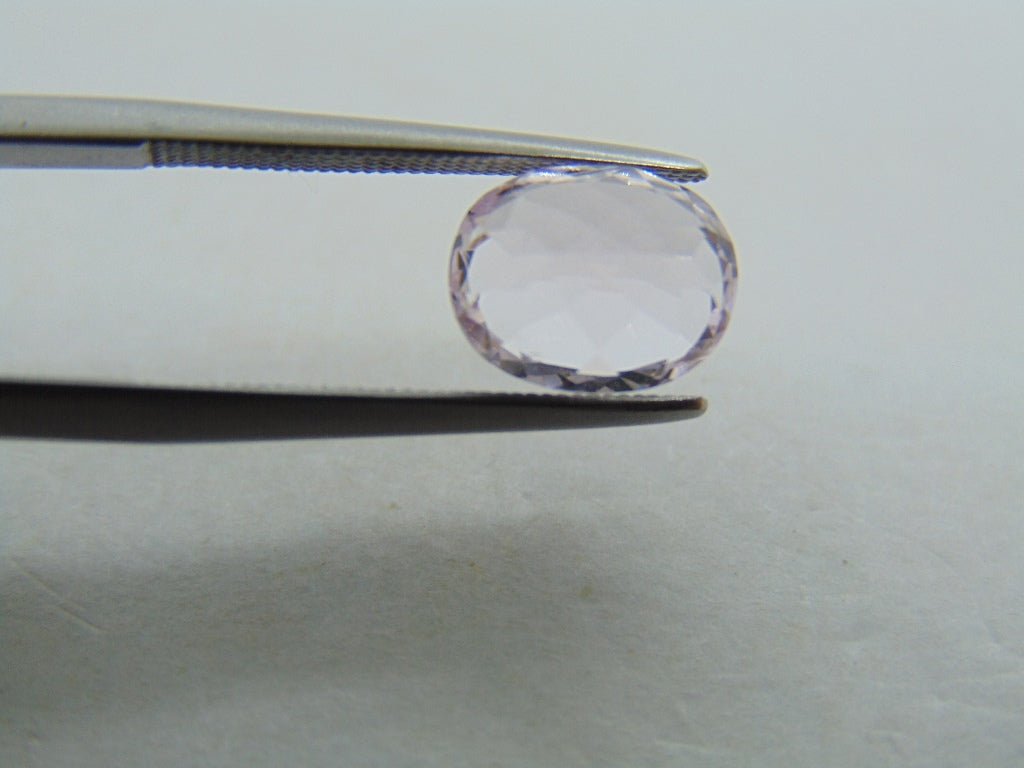 3.05ct Kunzite 9x7mm