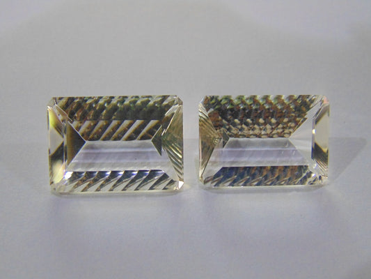 51.20ct Quartz Crystal Pair 23x16mm