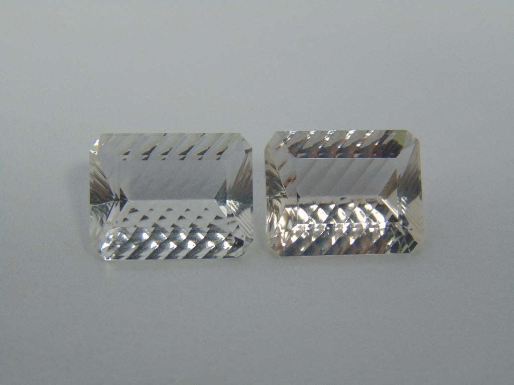 Par de quartzo (cristal) de 29,90 cts