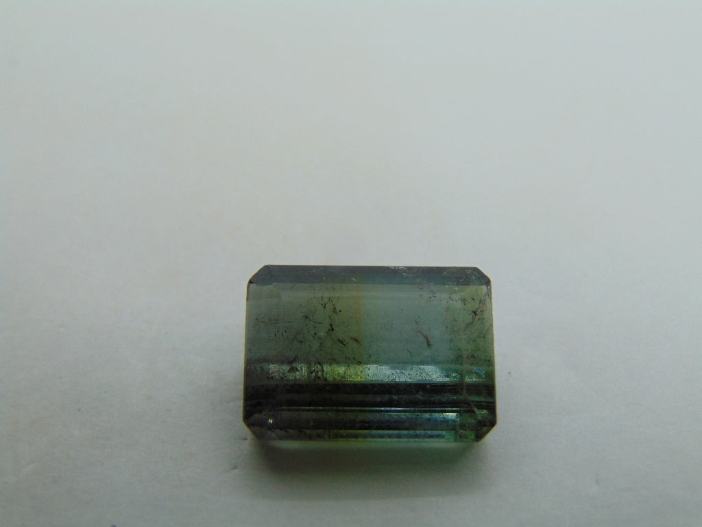 Turmalina Bicolor 10,65ct 15x11mm