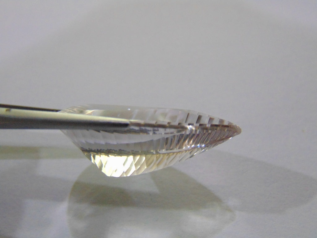 34ct Quartzo Cristal 31x21mm