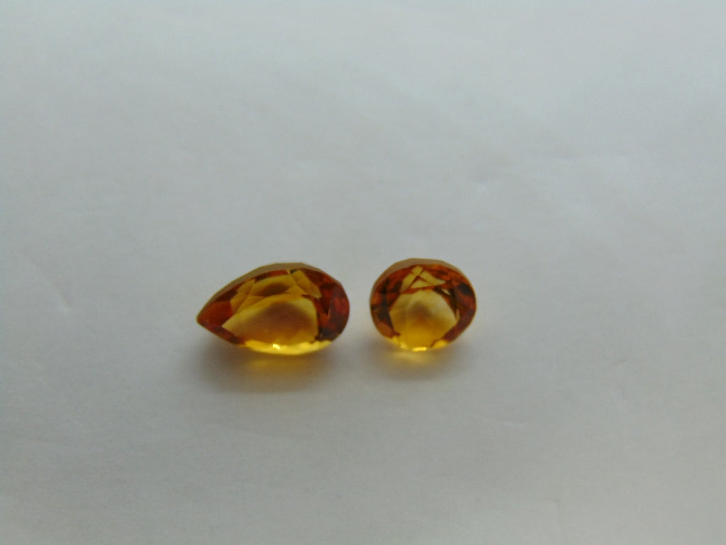 3.34ct citrine 7mm 10x7mm