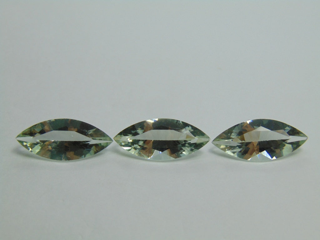 16,45ct Prasiolite calibrado 21x9mm