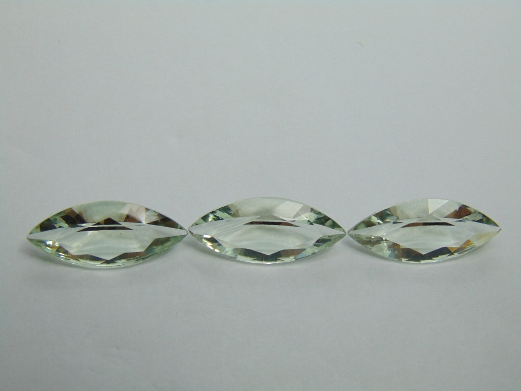 16,45ct Prasiolite calibrado 21x9mm