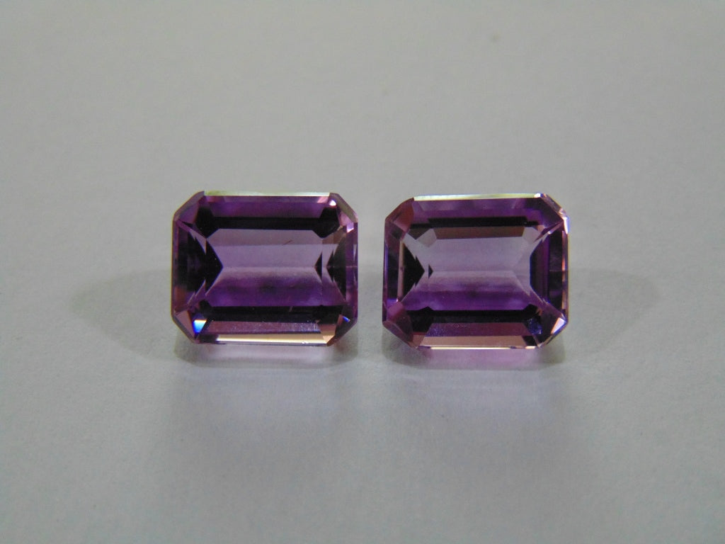 9ct Amethyst (Pair)