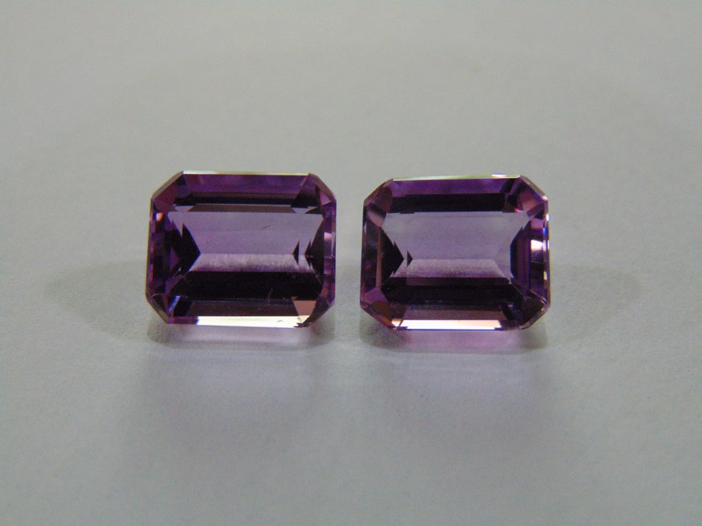 9ct Amethyst (Pair)