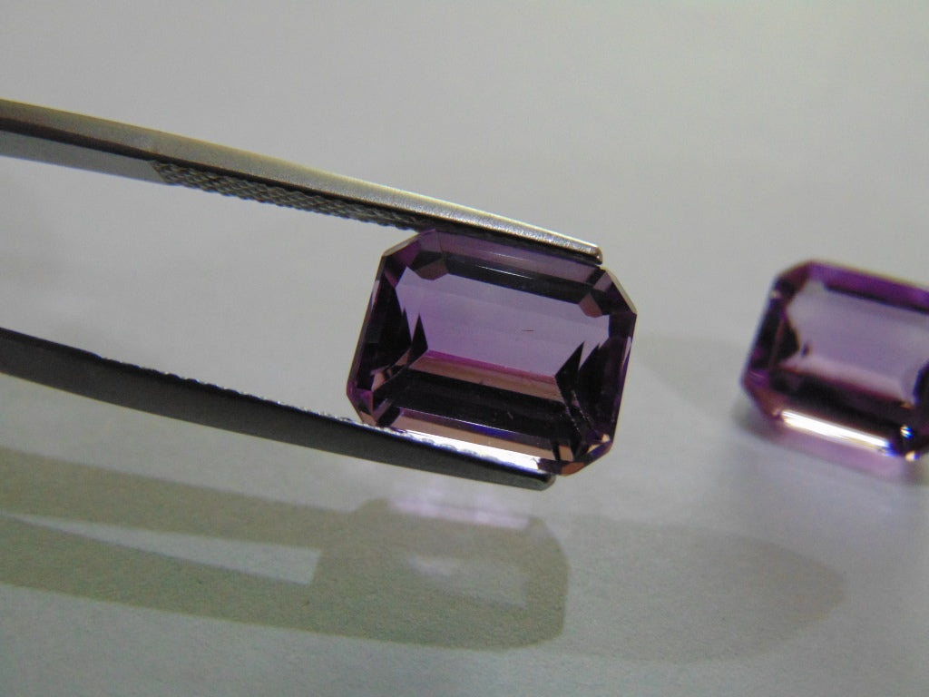 9ct Amethyst (Pair)