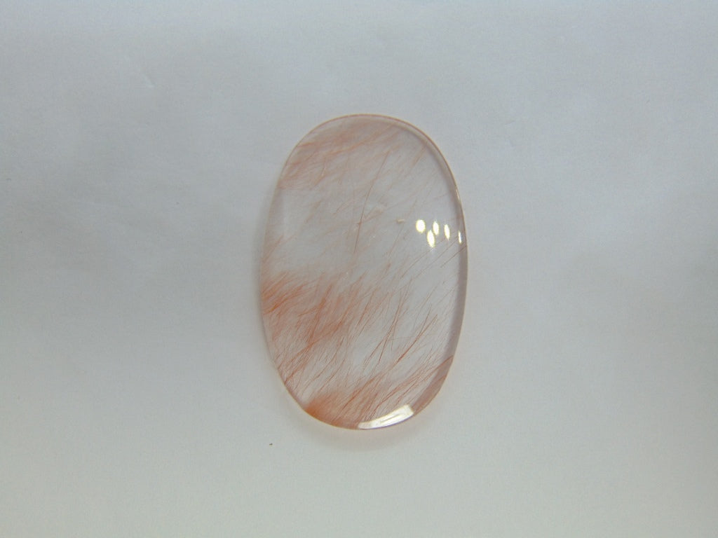 20.90ct Quartz Inclusion 32x31mm