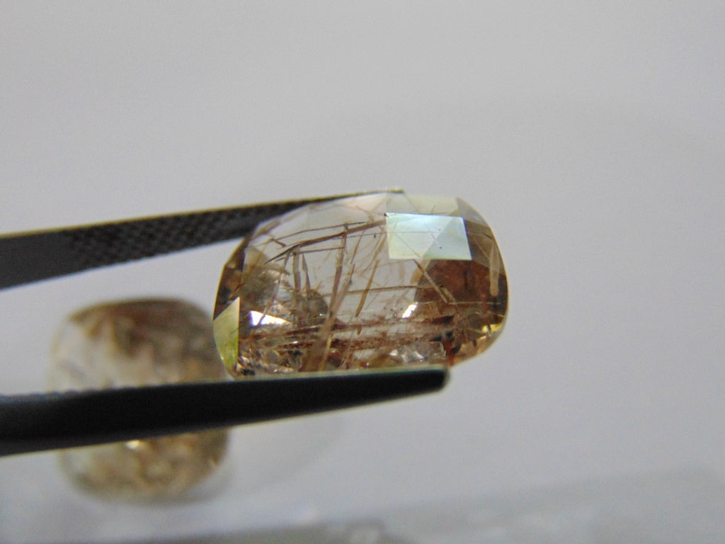 Par de quartzo de 18,80 ct (inclusão)