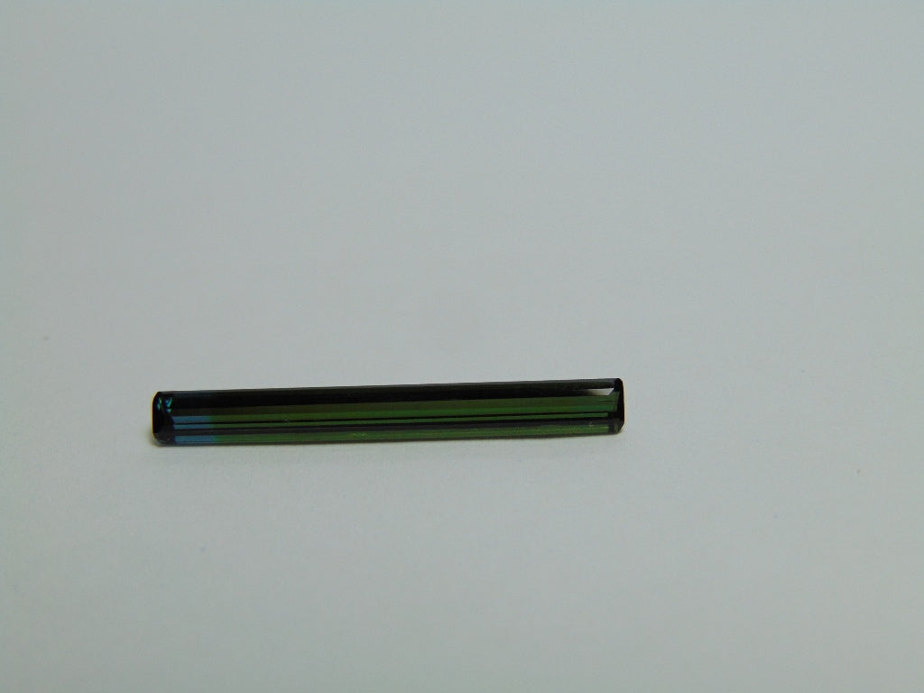 Turmalina Bicolor 2,20ct 27x3mm