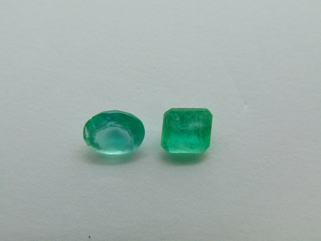 1,87ct Esmeralda 7x6mm 5mm