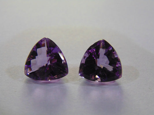 9.50ct Amethyst (Pair)