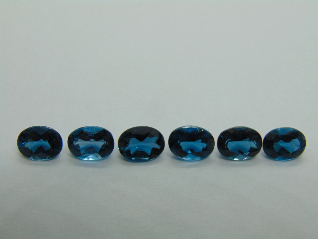 8.39ct Topaz London Blue Calibrated 8x6mm