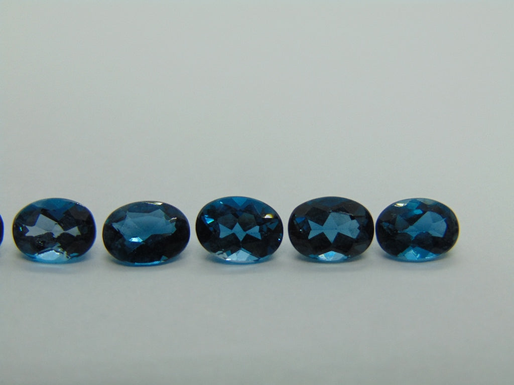 8.39ct Topaz London Blue Calibrated 8x6mm