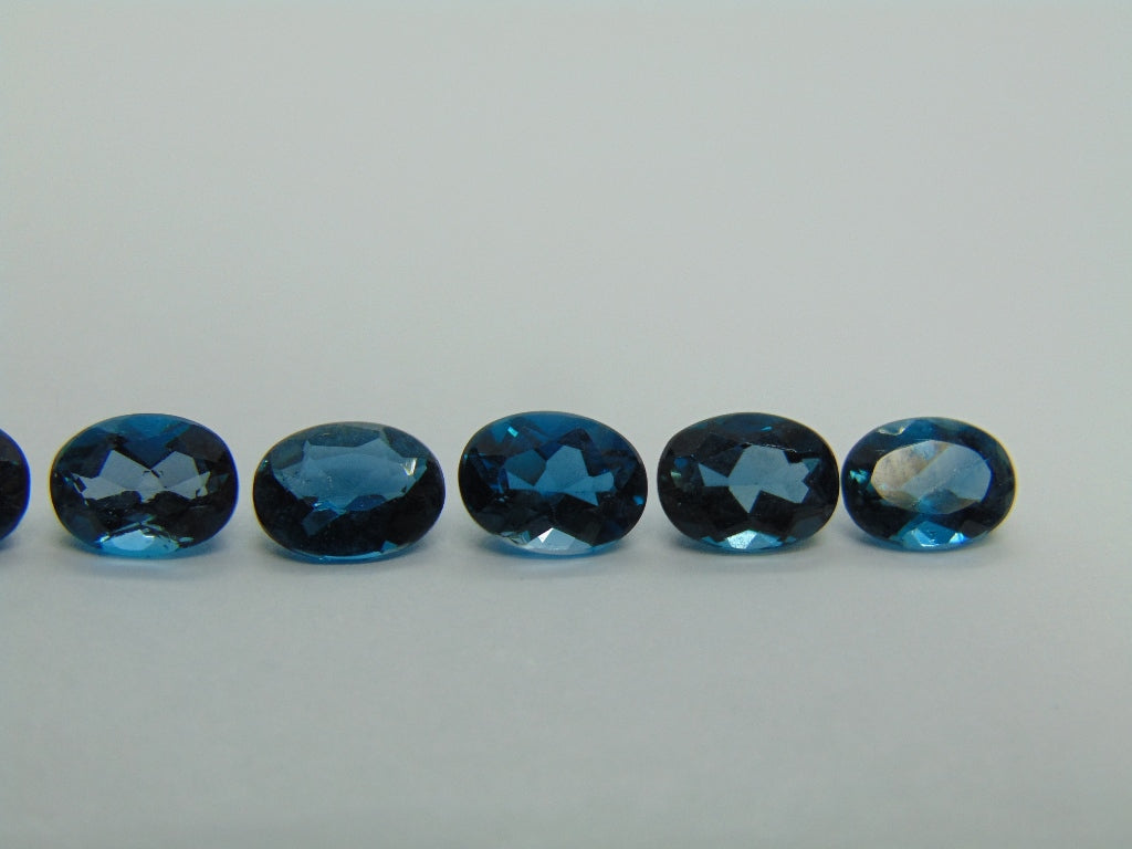 8.39ct Topaz London Blue Calibrated 8x6mm