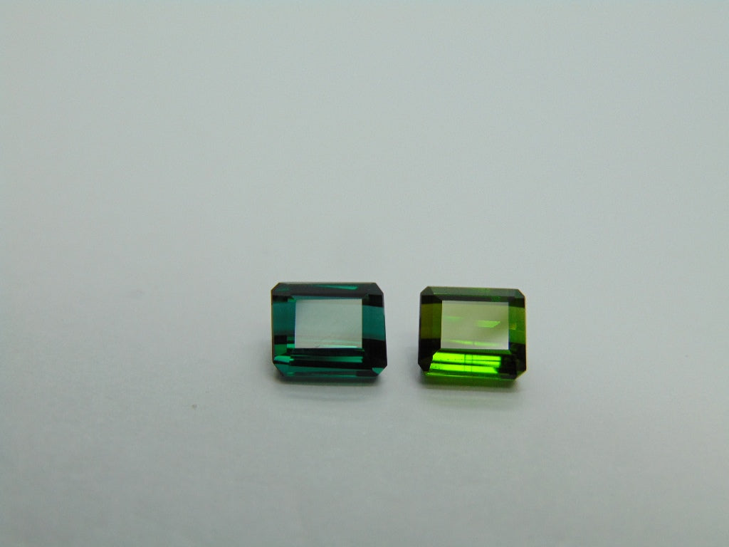 Turmalina 4,95ct 8x7mm 7,5x7mm