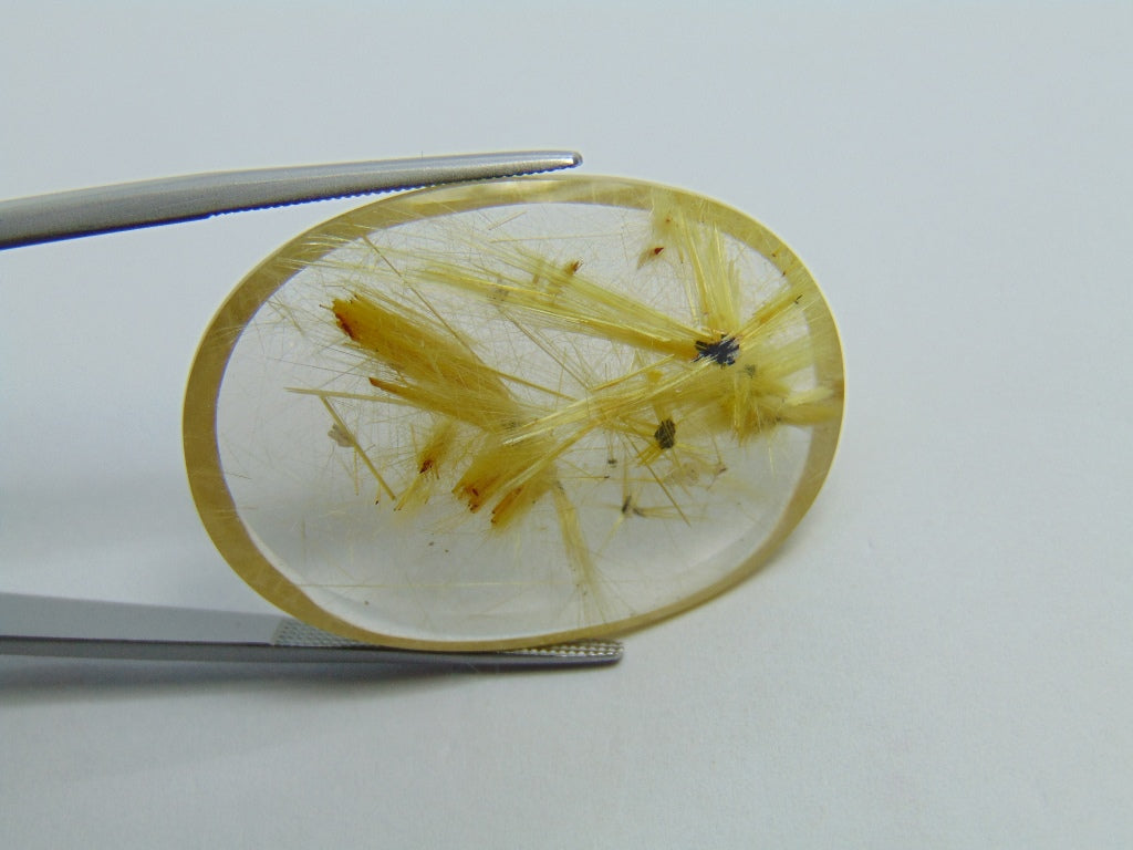 39.35ct Rutile 34x25mm