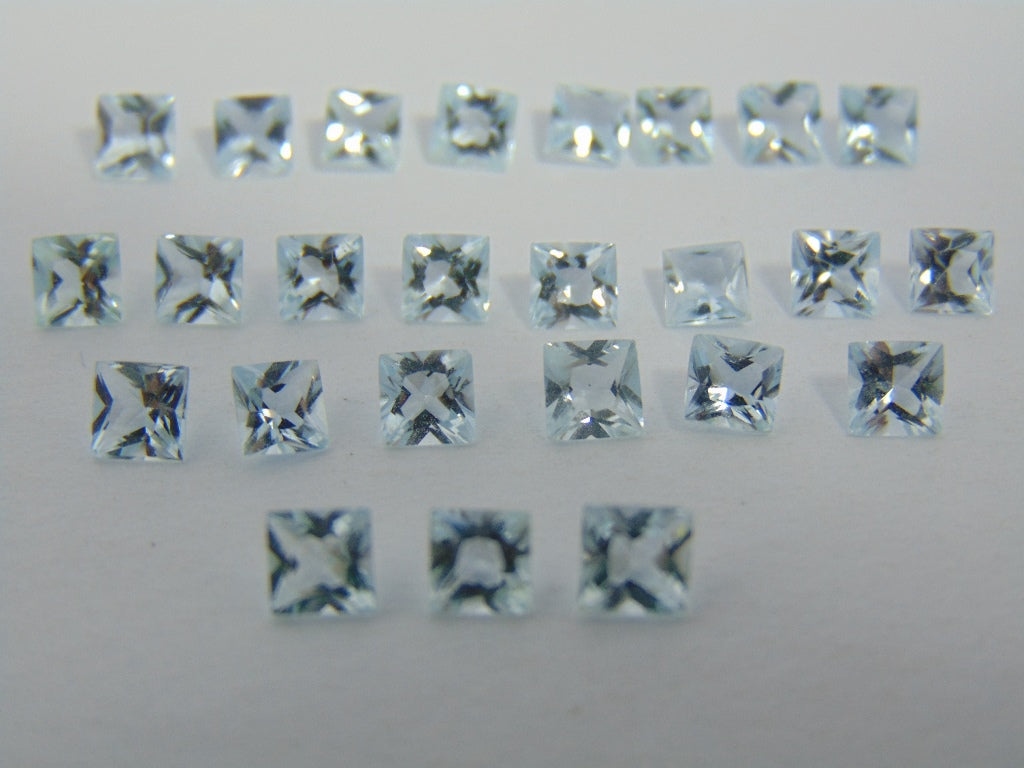 5,40cts Aquamarine (lote) calibrado