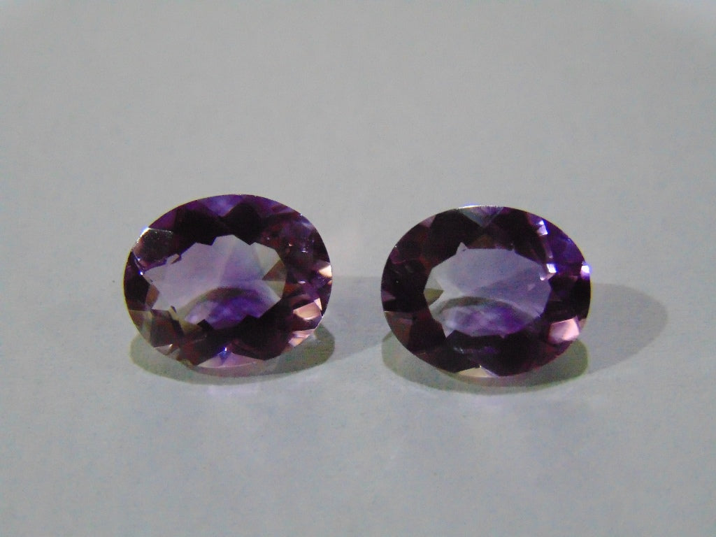 9.60ct Amethyst Bicolor (Pair)