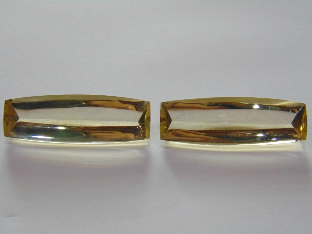 Par Citrino 52,50ct 37x12mm