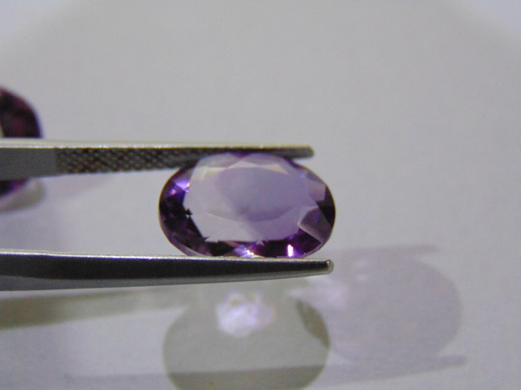 9,60ct Ametista Bicolor (Par)