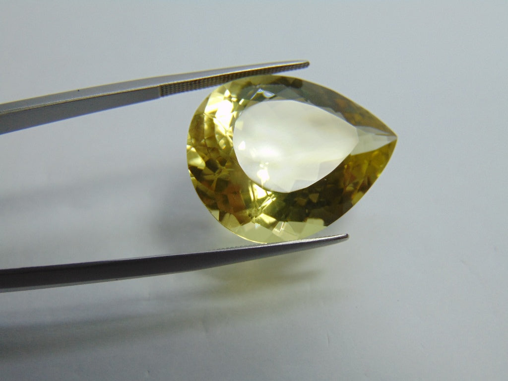 30.40ct Quartz Green Gold 25x20mm