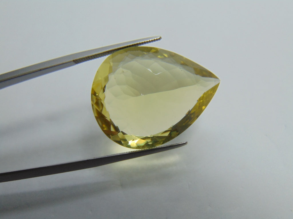 30.40ct Quartz Green Gold 25x20mm