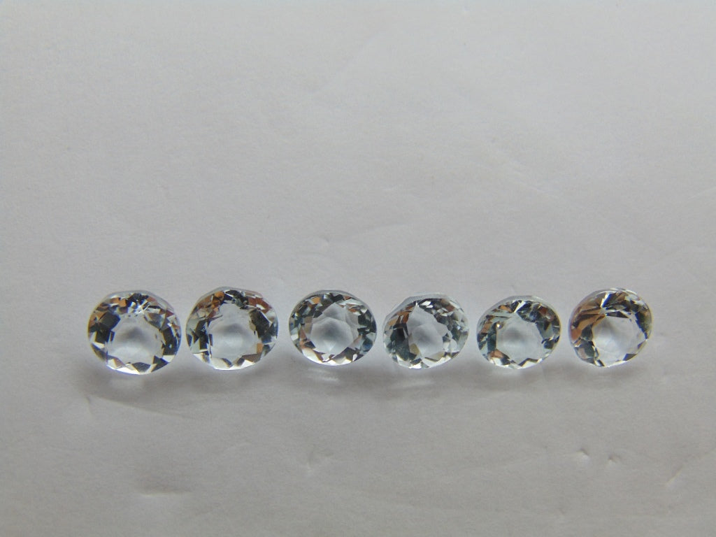 4,95 ct Aquamarine calibrado 6 mm